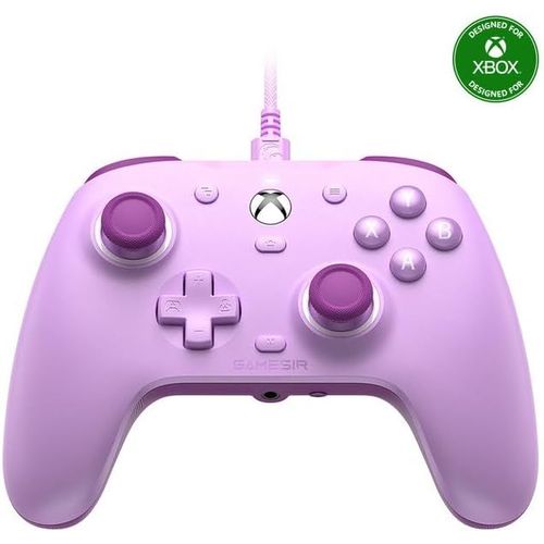 G7 Se Manette Filaire Pour Xbox Series X|S, Xbox One & Windows 10/11, Manette De Jeu Plug And Play Avec Joysticks  Effet Hall, Prise Audio 3,5 Mm (Pourpre)