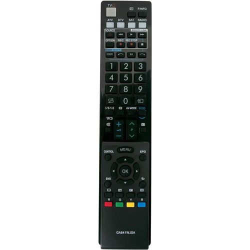 GA841WJSA Tlcommande de Remplacement Compatible avec Sharp TV LC-52lE822ERU LC-60lE822E LC-60lE822ERU LC-40lE820ERULC-46lE820E LC-46lU820E LC-52lE820E LC-40lE810E LC-46lE810E