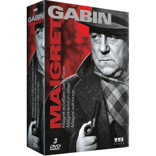 Gabin - Maigret : Maigret Et L'affaire Saint-Fiacre + Maigret Tend Un Pige + Maigret Voit Rouge - Pack de Jean Delannoy