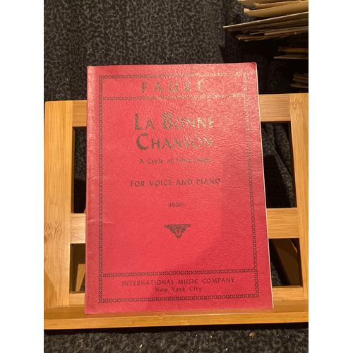 Gabriel Faur La Bonne Chanson Partition Voix Aigu Piano ditions Imc