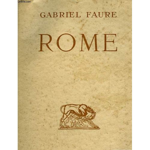 Rome   de Faure Gabriel