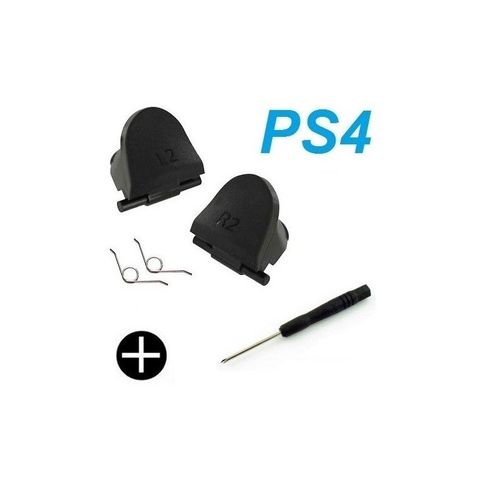 Gachette L2 R2 Bouton Remplacement Manette Ps4 Avec Les 2 Ressorts Tournevis Crusiforme Ps4 - Skyexpert