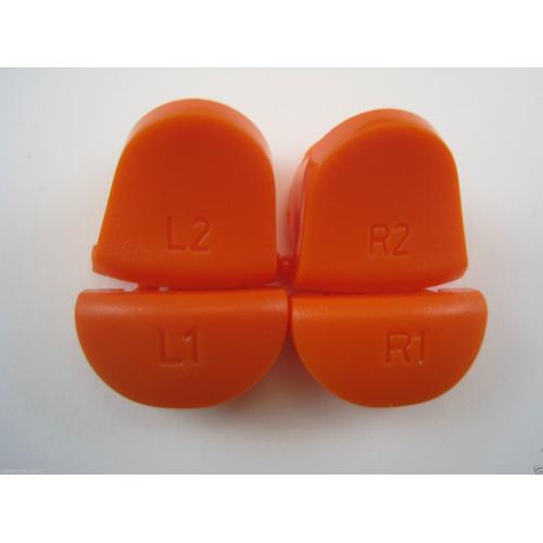 Gachettes Ps4 L1+R1+L2+R2 + 2 Ressorts Orange