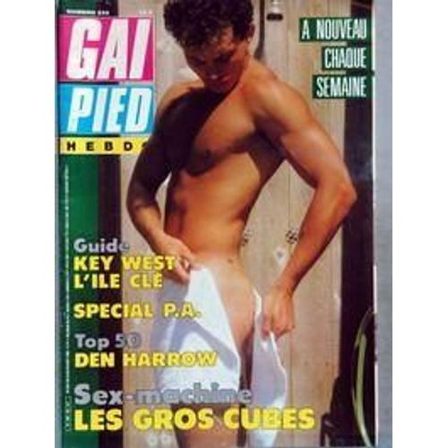 Gai Pied N 232 Du 23/08/1986 - Key West L'ile Cle - Special P.A. - Top 50 - Den Harrow - Sex-Machine - Les Gros Cubes.