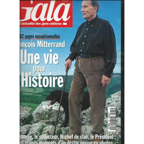 Gala 11/01/1996 Franois Mitterrand, Josphine Baker, Dalida, Margueritte Duras, Franoise Sagan, Elizabeth Berkeley, Florent Pagny, Sheila, Kim Basinger, Bernard Hinault, Daniel Pennac, Marcel Carn