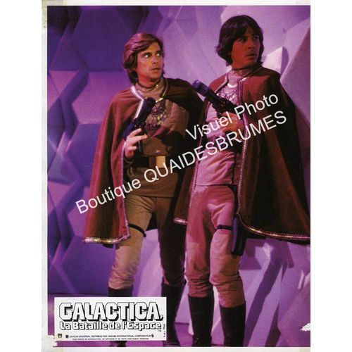 Galactica, La Bataille De L'espace (Battlestar Galactica) : Jeu De 16 Photos D'exploitation Cinmatographique - Format 22,5x28,5 Cm - De Richard A. Colla Avec Richard Hatch, Dirk Benedict - 1978