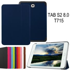 PU Cuir Magnétique Flip Portefeuille Support Porte-Carte Coque Housse Étui pour Samsung Galaxy Tab S2 8.0 SM-T710 T715 Cool Owl SATURCASE Galaxy Tab S2 8.0 Coque