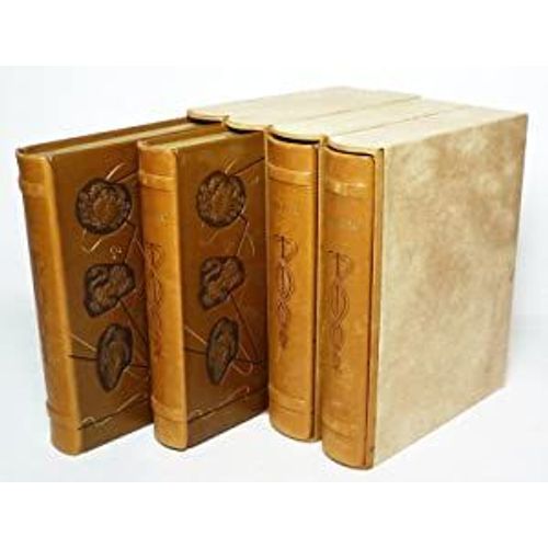 Galien : Epitome En Quatre Parties. Bois Originaux De Jean Chize. Paris, Union Latine D'editions, 1962. 4 Volumes Grands In 8, Reliure Cuir Dcore De L'diteur Sous tuis, Tte Dore. Tirage Limit   de Galien  Format Reli 
