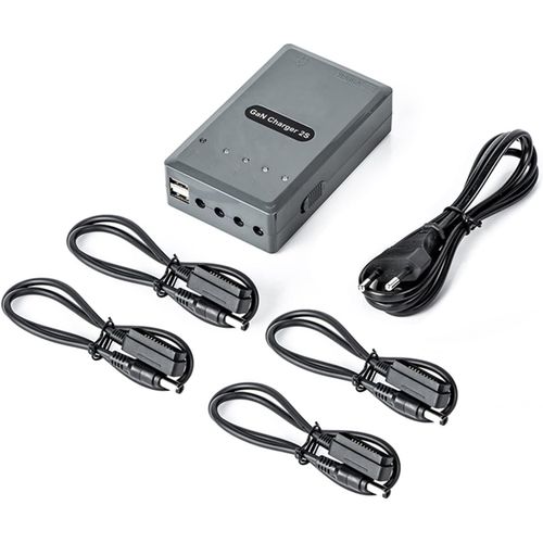Galliumnitrid 120 W Avec Tlcommande, Tension Constante, Chargeur De Batterie Intelligent 4 En 1 Et Kit De Bouchons Anti-Poussire Fpv Pour Drone Dji Mavic Air 2/Air 2s[Usbc989]