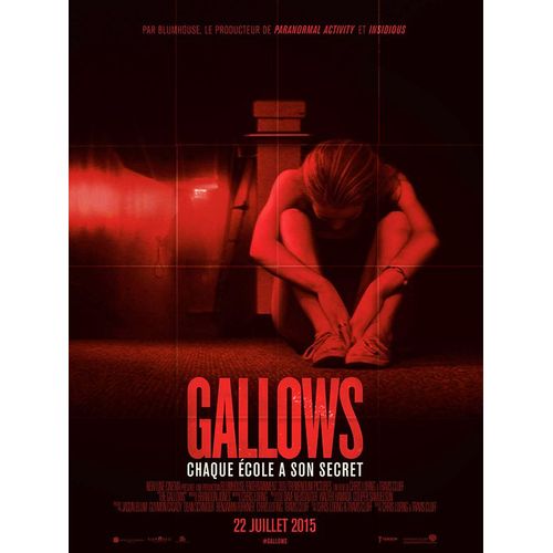 Gallows - Veritable Affiche De Cinma Plie -Format 120x160 Cm -De Travis Cluff, Chris Lofing Avec Cassidy Gifford, Pfeifer Brown, Ryan Shoos, Reese Mishler, Donna Robinson 2, Price T. Morgan - 2015