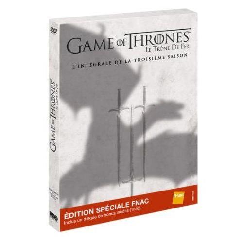Le Trne De Fer, Game Of Thrones Coffret Intgral De La Saison 3 - Edition Spciale Fnac Limite Avec Sur-tui Dragon de David Benioff