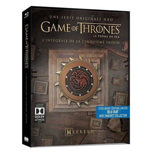 Game Of Thrones (Le Trne De Fer) - Saison 5 - Steelbook dition Limite - Blu-Ray + Magnet Collector de Michael Slovis