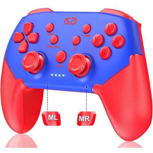 Gamepad Q251 - Manette Sans Fil Pour Nintendo Switch, Oled, Lite, Gamepad, Programmable, Prdire Switch, Android, Ios, Pc Turbo,6-Axix Console