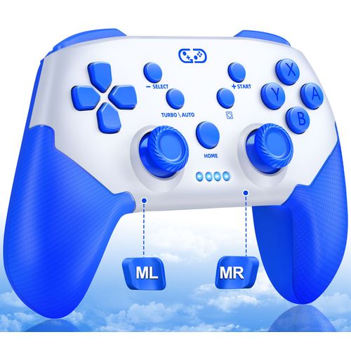 Gamepad Q257 - Manette Sans Fil Pour Nintendo Switch, Oled, Lite, Gamepad, Programmable, Prdire Switch, Android, Ios, Pc Turbo,6-Axix Console