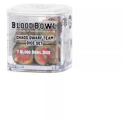 Games Workshop Blood Bowl - Chaos Dwarf Team Dice
