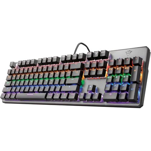 Gaming Gxt 865 Asta Clavier Mcanique Gamer Rgb, Commutateurs De Touche Rouges (Red Switches), Linaires & Silencieux, N-Key Rollover, Anti-Ghosting, Structure Suprieure En Mtal [CLA670336]