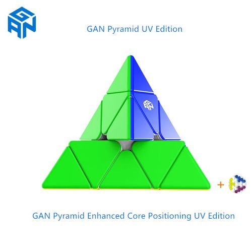 Gan 3x3 Pyramid Cube Gan Pyramidal Cube Gan Cube Magique Magntique 3x3x3 Cube Pyramidal Gan 3x3x3 Cubo Cube Magntique Professionnel 3x3 Gan Cube De Vitesse 3x3 Cube Mag - Type Uv Edition (Newest)