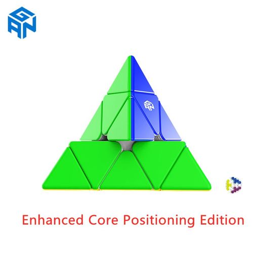 Gan 3x3 Pyramid Cube Gan Pyramidal Cube Gan Cube Magique Magntique 3x3x3 Cube Pyramidal Gan 3x3x3 Cubo Cube Magntique Professionnel 3x3 Gan Cube De Vitesse 3x3 Cube Magiqu - Type Enhanced Edition