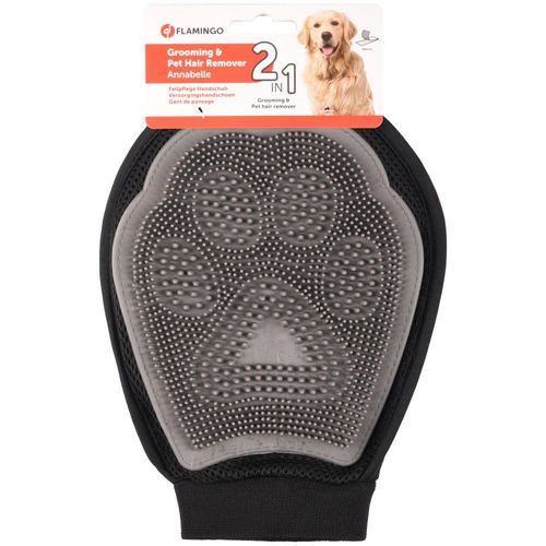 Flamingo Pet Products-Gant Brosse Et Enlve Poils Annabelle 2 En 1 . Pour Chiens Et Chats-Fl-517738