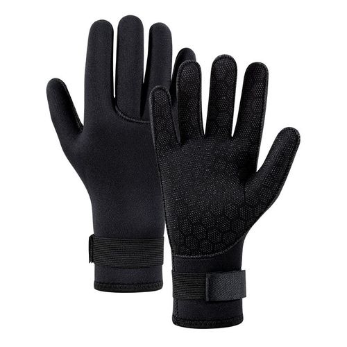 Gants De Plonge 3mm (L [Convient  Une Largeur De Paume De 8,5-9]), Noprne Antidrapant Et Chaud, Adapt  La Plonge Sous-Marine,  L'apne Et  La Natation, Gants De Sports Aquatiques Impermable
