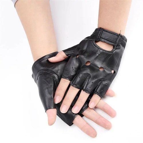 Gants Mtalliques En Faux Cuir Pour Femmes,Aspect Dos Or Et Argent,Mitaines De Performance De Soire,Gants Longs En Latex,Longueur De Coude Sexy - Type Black #F