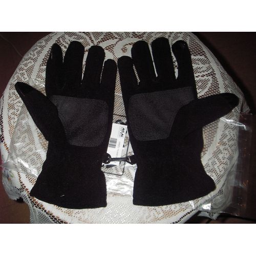 Gants Tactiles Polaires Dperlants ,100% Polyester ,De Marque Atlas For Men ,De Couleur Noir ,Taille 9 ,Traitement Anti Boulochage ,Empicements Pouce ,Index Et Paume En Pvc ,Mousquetons D'accroche