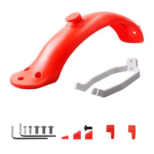 Garde-Boue Arrire Pour Trottinette lectrique Xiaomi M365 Pro,Feu Arrire,Queue De Canard Courte,Aile Arrire Pour Ata Jia Mi 3 1s,Accessoires De Garde-Boue Arrire - Type Orange