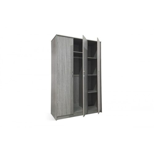 Garde Robe Rey, Armoire 3 Portes Idal Pour Votre Entre, Votre Buanderie Ou Votre Sdb