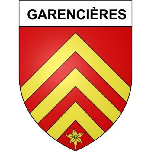 Garencires 27 Ville Stickers Blason Autocollant Adhsif - Taille : 12 Cm