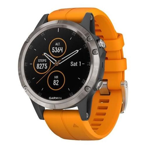Garmin Fenix 5 Plus Sapphire - Montre Gps/Glonass/Galileo - Randonne, Cycle, Golf, Course  Pied, Natation 1.2