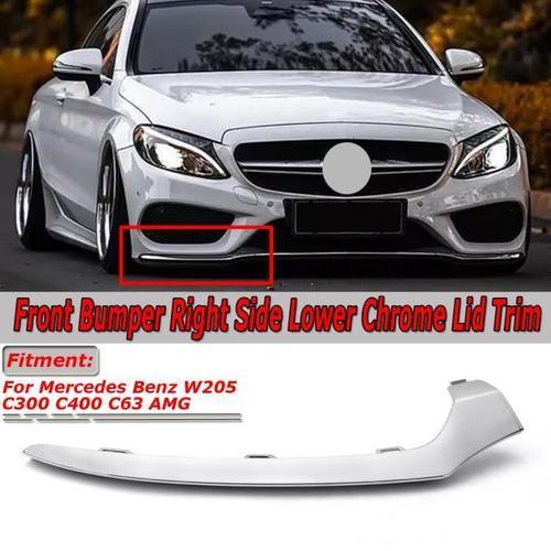 Garniture Pare-Chocs Avant Ct Droit Chrome Infrieure Pour Mercedes Benz W205 Classe C Amg Fr64589