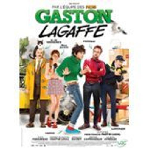 Gaston Lagaffe - Tho Fernandez - Pierre Franois Martin Laval - Arnaud Ducret - Alison Wheeler - Affiche De Cinma Plie 160x120 Cm