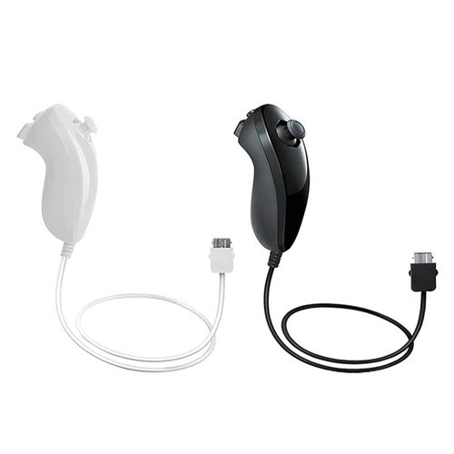 Gauche Blanc Noir - Tlcommande Sans Fil Motion Plus, Accessoires De Jeu Vido, Contrleur 2 En 1, Nintendo Wii, Wii U, Tlcommande, Droit De Magasins