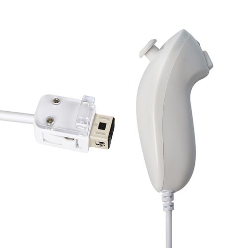 Gauche Blanche - Manette De Jeu Sans Fil Pour Manette Nintendo Wii, Manette De Jeu, Mouvement Intgr Plus, Tlcommande Gauche Et Droite, Poigne De Contrle, Accessoires De Jeu