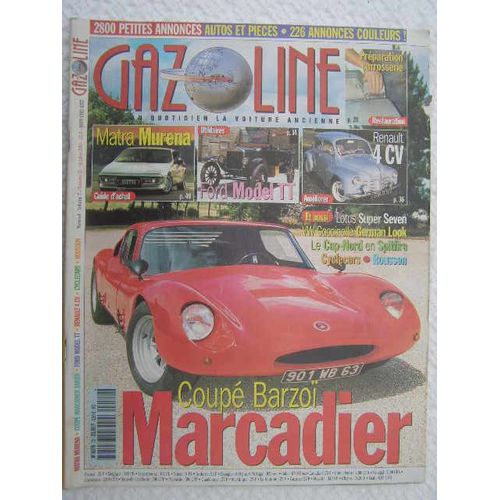 Gazoline  N 72 : Coupe Barzoi Marcadier