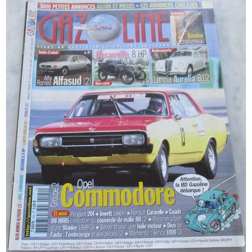 Gazoline- Volume 12 - N124 - Juin 2006 - Groupe 2 Opel Commodore