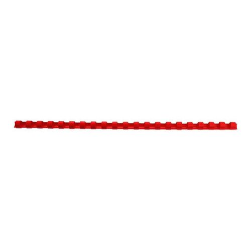 Gbc Combbind - 10 Mm - 21 Anneaux - A4 (210 X 297 Mm) - 65 Feuilles - Rouge - 100 Units Peigne De Reliure En Plastique - Pour P/N: 2101435, 4400399, Ib271106, Ib271717