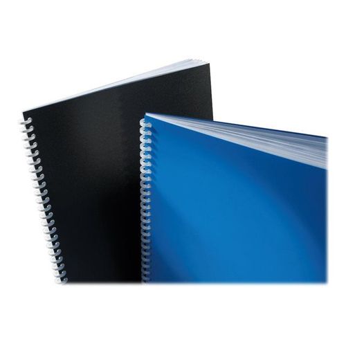 Gbc Polyclearview - A4 (210 X 297 Mm) - 500 Microns Noir - 100 Units Couverture  Reliure - Pour Combbind Ibimaster 250e