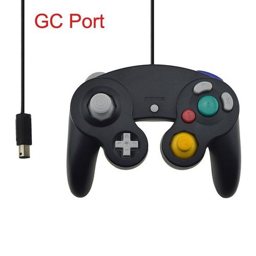 Gc Black - Usb Wired Controller Joypad Joystick For Nintendo For Gamecube For Ngc Gc For Pc For Mac Computer Pad