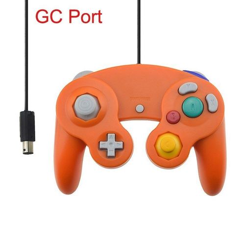Gc Orange - Usb Wired Controller Joypad Joystick For Nintendo For Gamecube For Ngc Gc For Pc For Mac Computer Pad