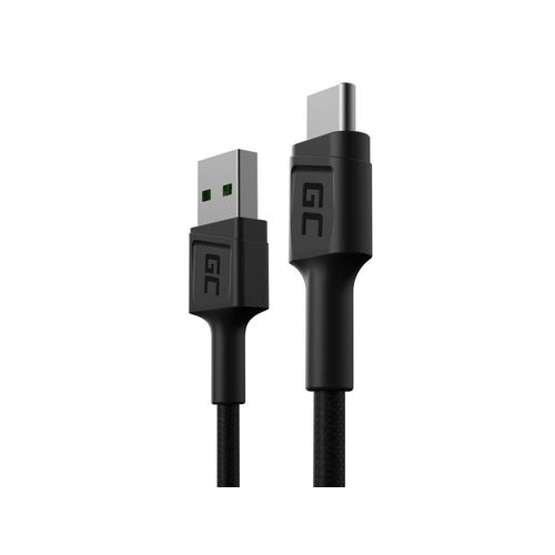 GC PowerStream | 30cm USB C Cble Type C Nylon Chargeur Cable | pour Samsung Galaxy S21 S20 Ultra S10 S9 S8+ | Note 20 10 9 8 | A80 A71 A70 A50 A42 A41 | Huawei Honor P40 P30 P20 P10 P9 Lite