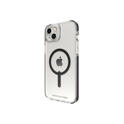 Gear4 Santa Cruz Snap - Coque De Protection Pour Tlphone Portable - Compatibilit Avec Magsafe - D3o - Noir, Clair - Pour Apple Iphone 14 Plus