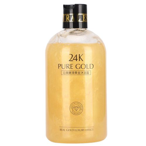 Gel Douche Au Lait D'or 24 Carats, 550 Ml, Nettoyant Doux, Hydratant Longue Duree, Parfum, Nettoyant Pour Le Corps