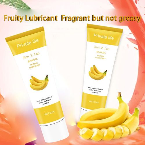 Gel Lubrifiant Pour Sexe Oral, Comestible, Soluble Dans L'eau, Parfum  La Banane, Pour Hommes Et Couples