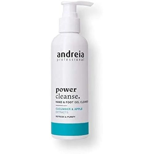 Gel Nettoyant - Andreia - Power Cleanse - 200ml - Extraits De Concombre - Extraits De Pomme - Peau Frache