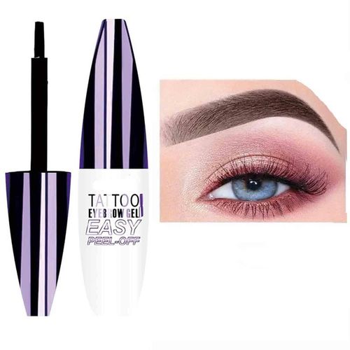 Gel Tatouage Sourcils Facile  Dcoller, Teinture Sourcils Pelable Waterproof Et Rsistante  La Transpiration, Tatouage Sourcils Pelable Et Sans Transfert, Longue Tenue Jusqu' 3 Jours, Maquillage So