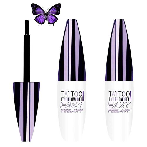 Gel Tatouage Sourcils Facile  Dcoller, Teinture Sourcils Pelable Waterproof Et Rsistante  La Transpiration, Tatouage Sourcils Pelable Et Sans Transfert, Longue Tenue Jusqu' 3 Jours, Maquillage So