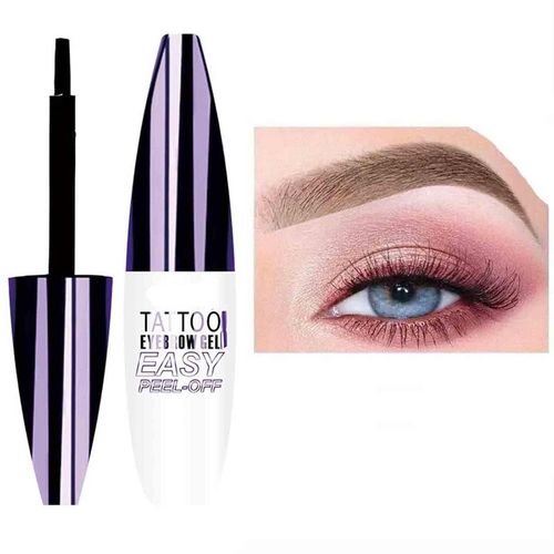 Gel Tatouage Sourcils Facile  Dcoller, Teinture Sourcils Pelable Waterproof Et Rsistante  La Transpiration, Tatouage Sourcils Pelable Et Sans Transfert, Longue Tenue Jusqu' 3 Jours, Maquillage So