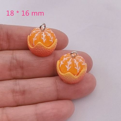 Gels Jaunes Pour Fabrication De Bijoux, 5 Pices, Breloques Mignonnes, Nourriture, Boucle D'oreille, Rsine, Fruits, Porte-Cls, Bracelet, Diy, Accessoire Fait  La Main