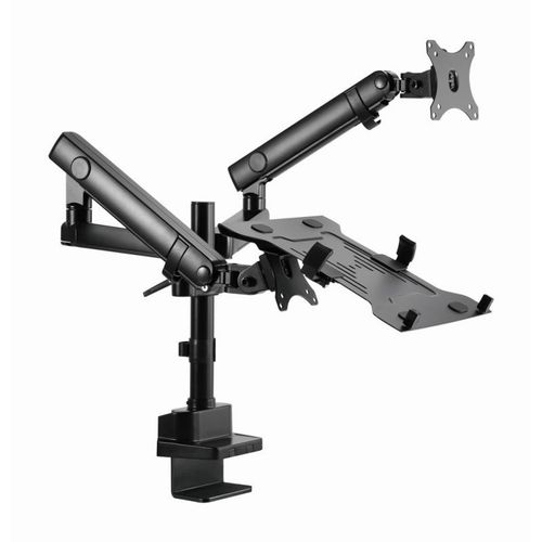 Gembird Ma-da3-02 Desk Mounted Adjustable Monitor Arm With Notebook T